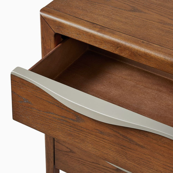 Nils 3 - Drawer Nightstand, 66 cm - Exclusivia