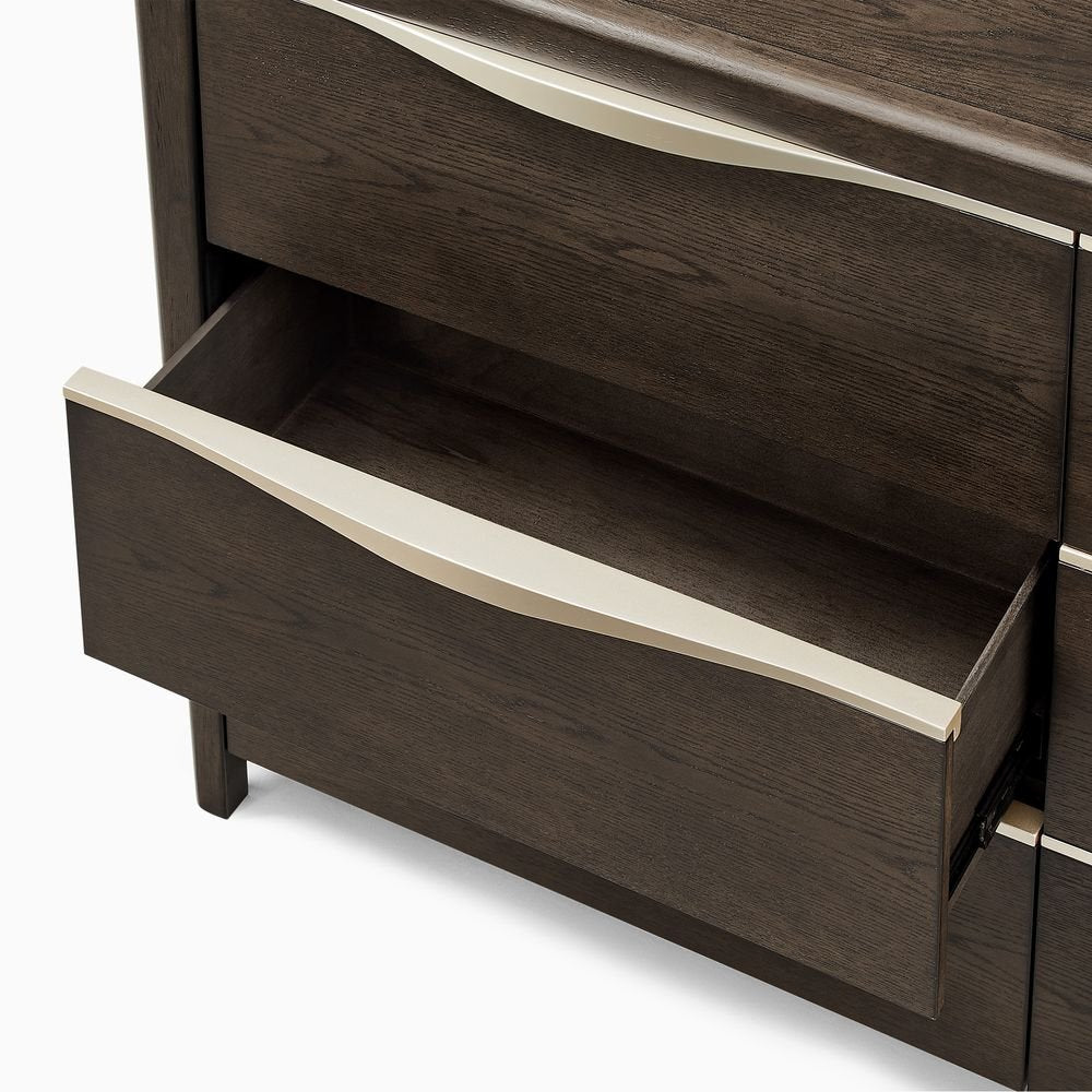 Nils 3 - Drawer Nightstand, 66 cm - Exclusivia