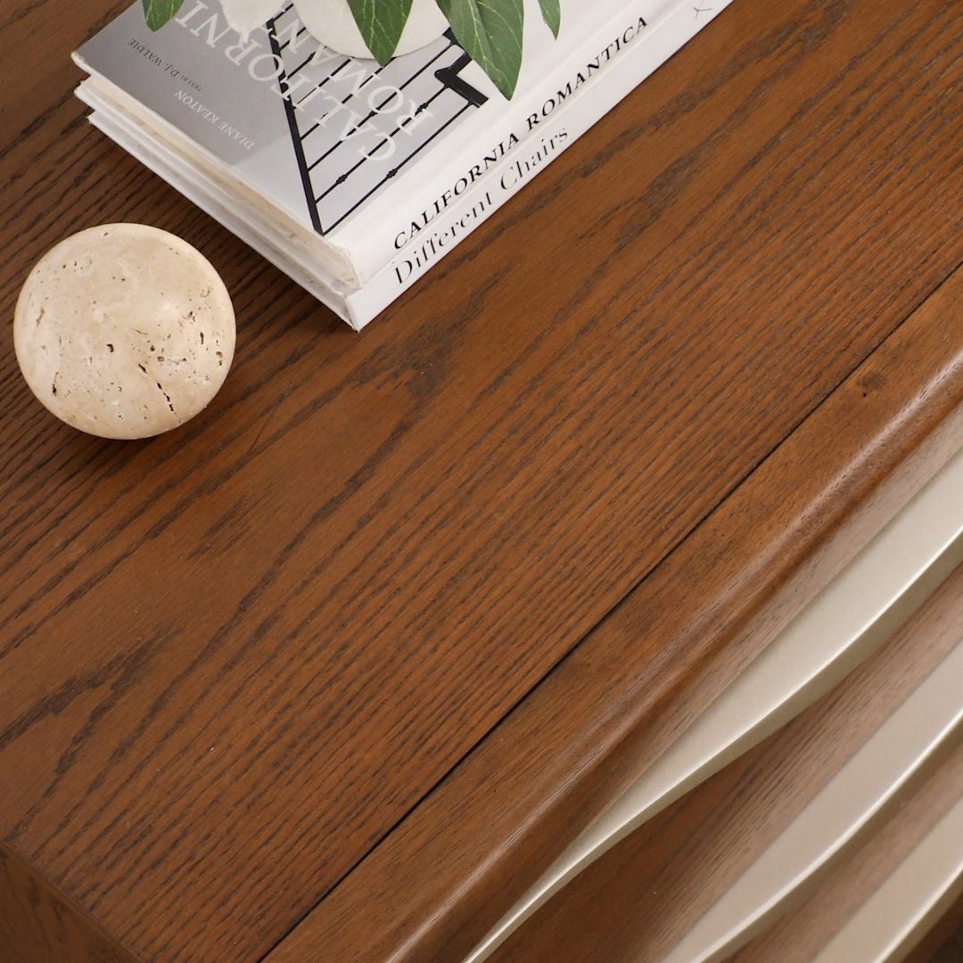 Nils 3 - Drawer Nightstand, 66 cm - Exclusivia