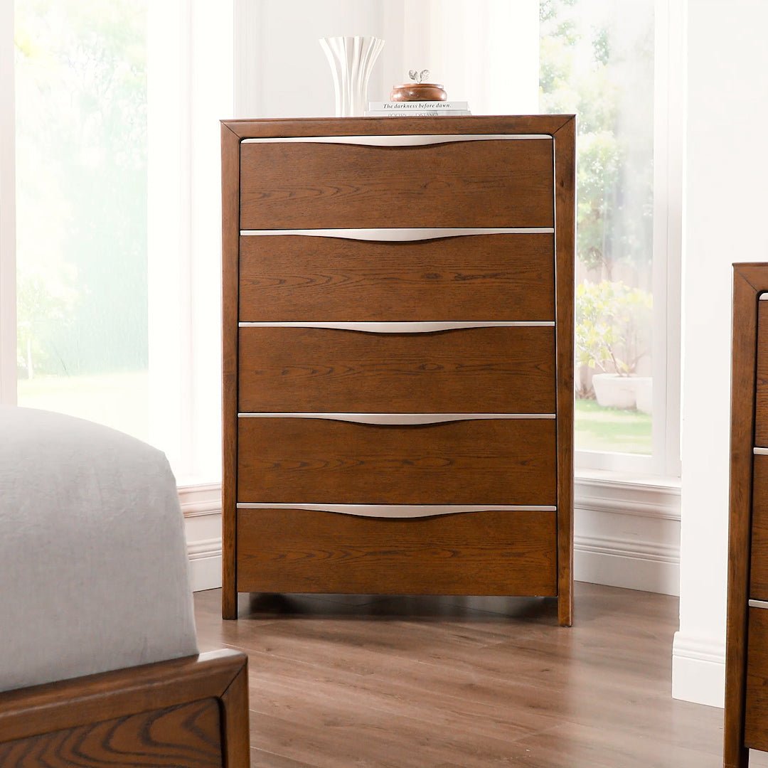 Nils 5 - Drawer Chest, 100 cm - Exclusivia