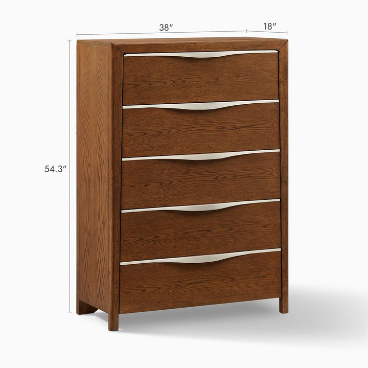Nils 5 - Drawer Chest, 100 cm - Exclusivia