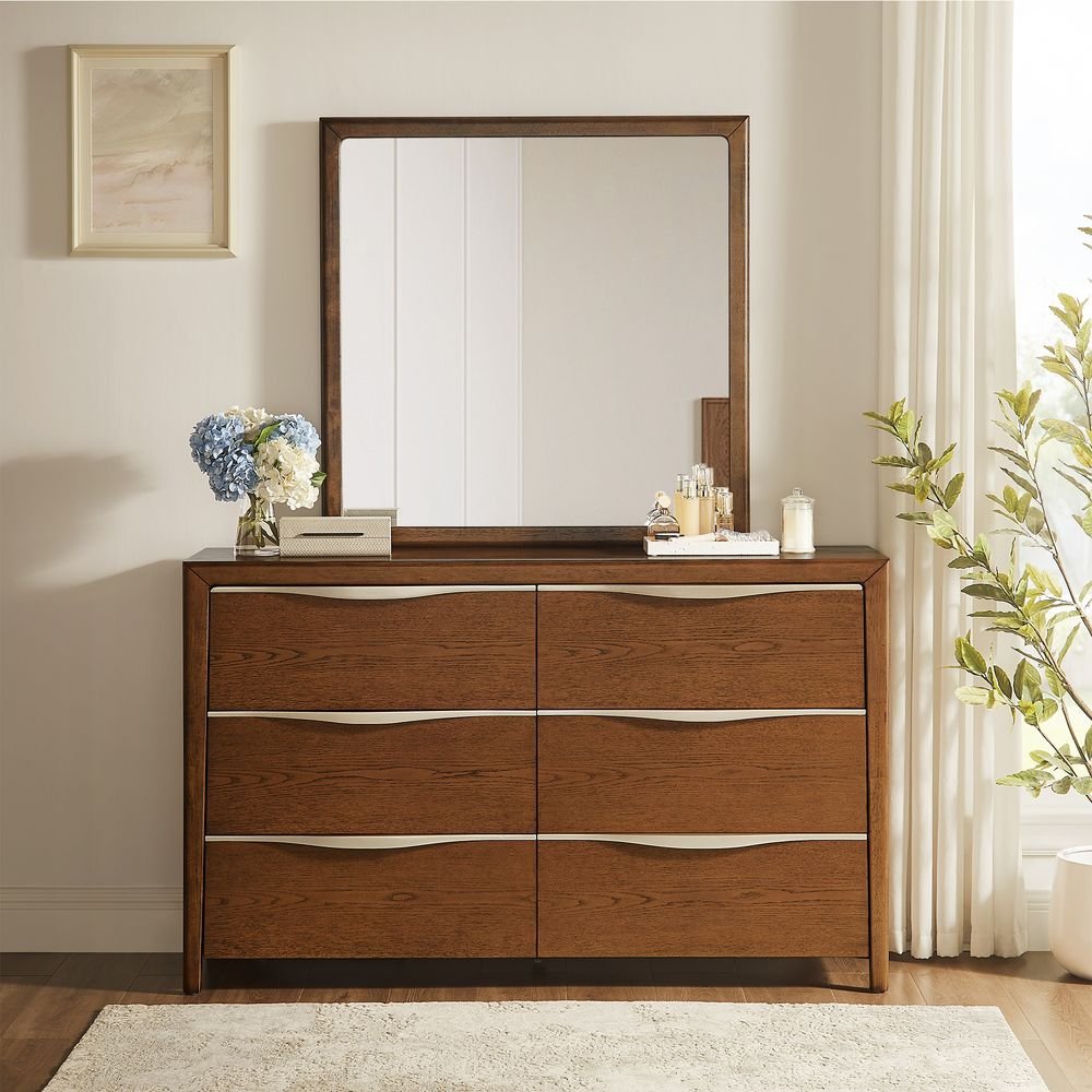 Nils 6 - Drawer Dresser, 160 cm - Exclusivia