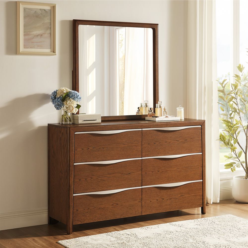 Nils 6 - Drawer Dresser, 160 cm - Exclusivia