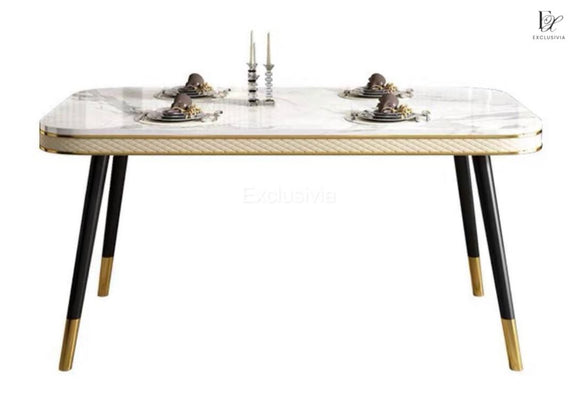 NIX Modern Marble Dining Table - Exclusivia