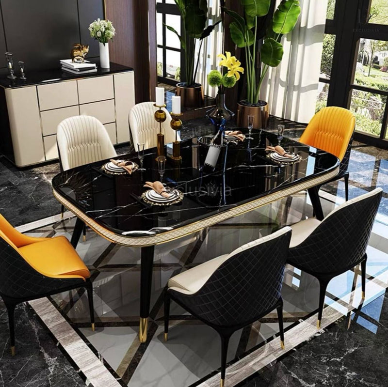 NIX Modern Marble Dining Table - Exclusivia