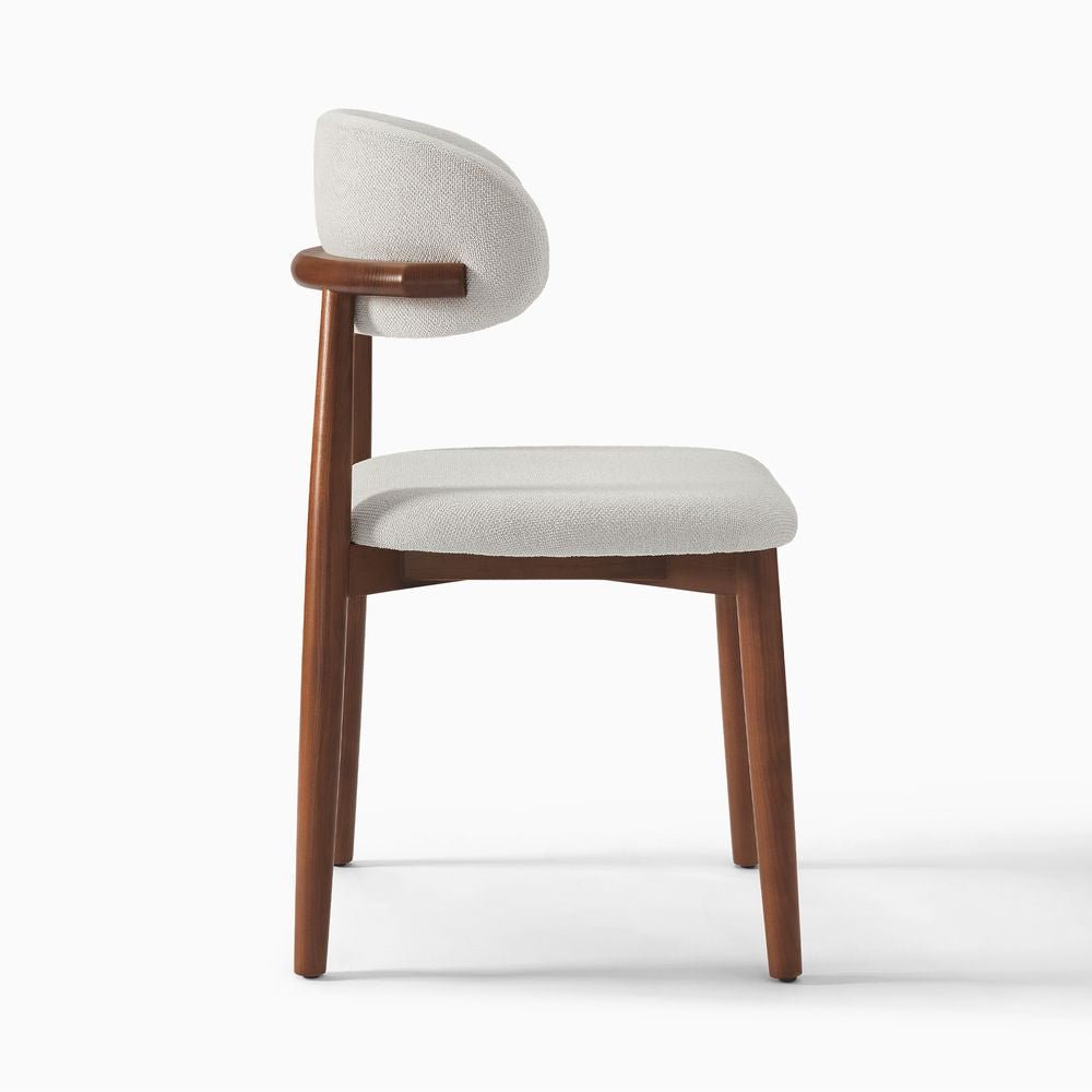 Noelle Cotton Linen Dining Chairs (Set of 2) - Exclusivia