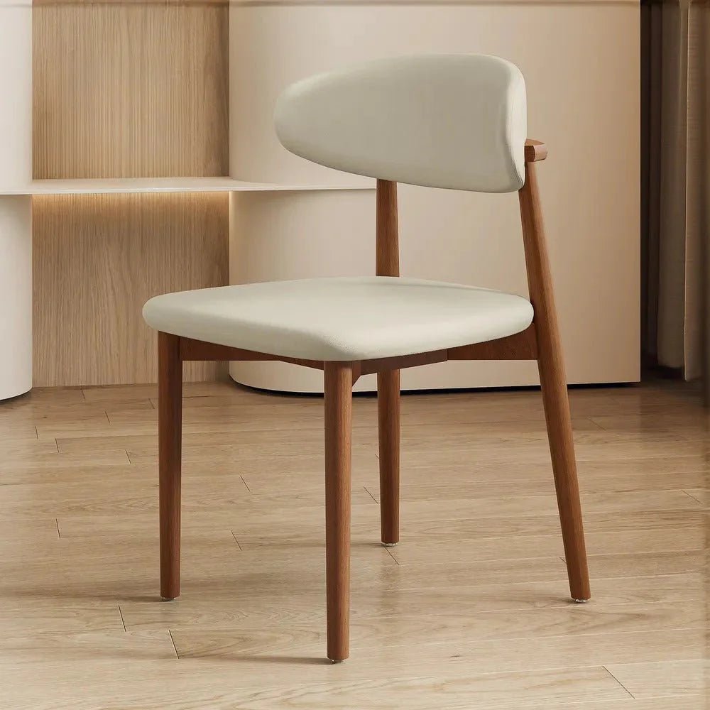 Noelle Cotton Linen Dining Chairs (Set of 2) - Exclusivia