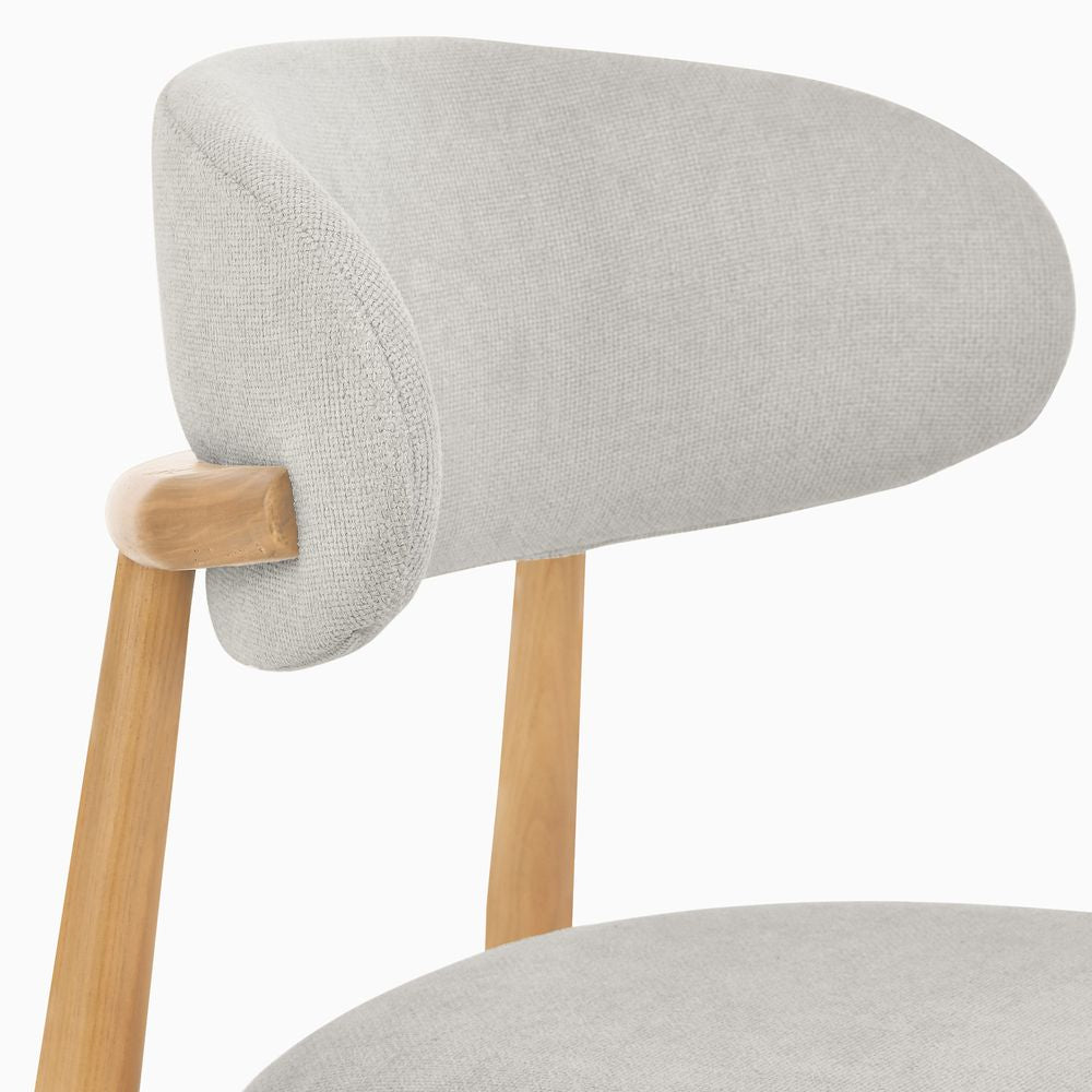 Noelle Cotton Linen Dining Chairs (Set of 2) - Exclusivia