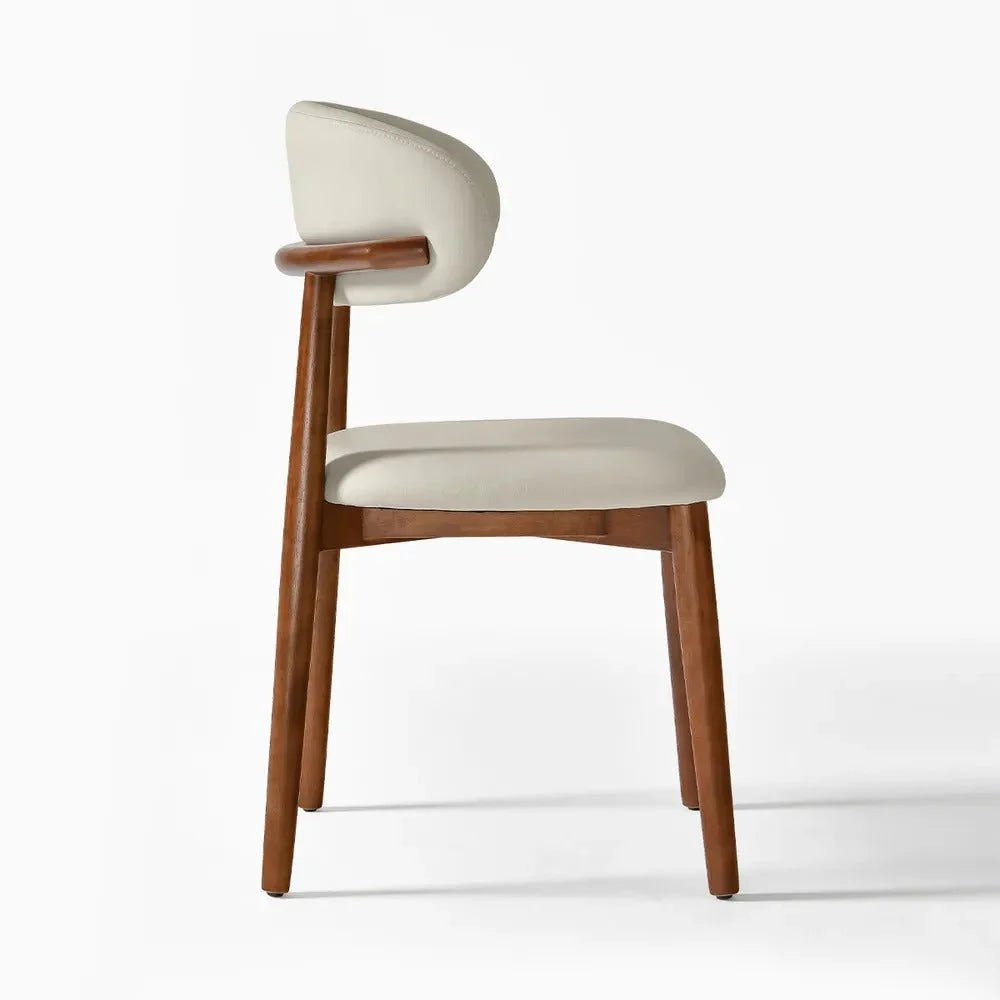 Noelle Cotton Linen Dining Chairs (Set of 2) - Exclusivia