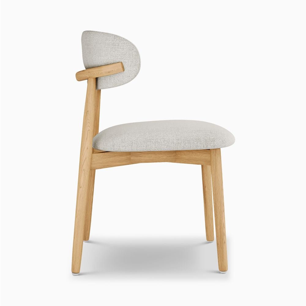 Noelle Cotton Linen Dining Chairs (Set of 2) - Exclusivia