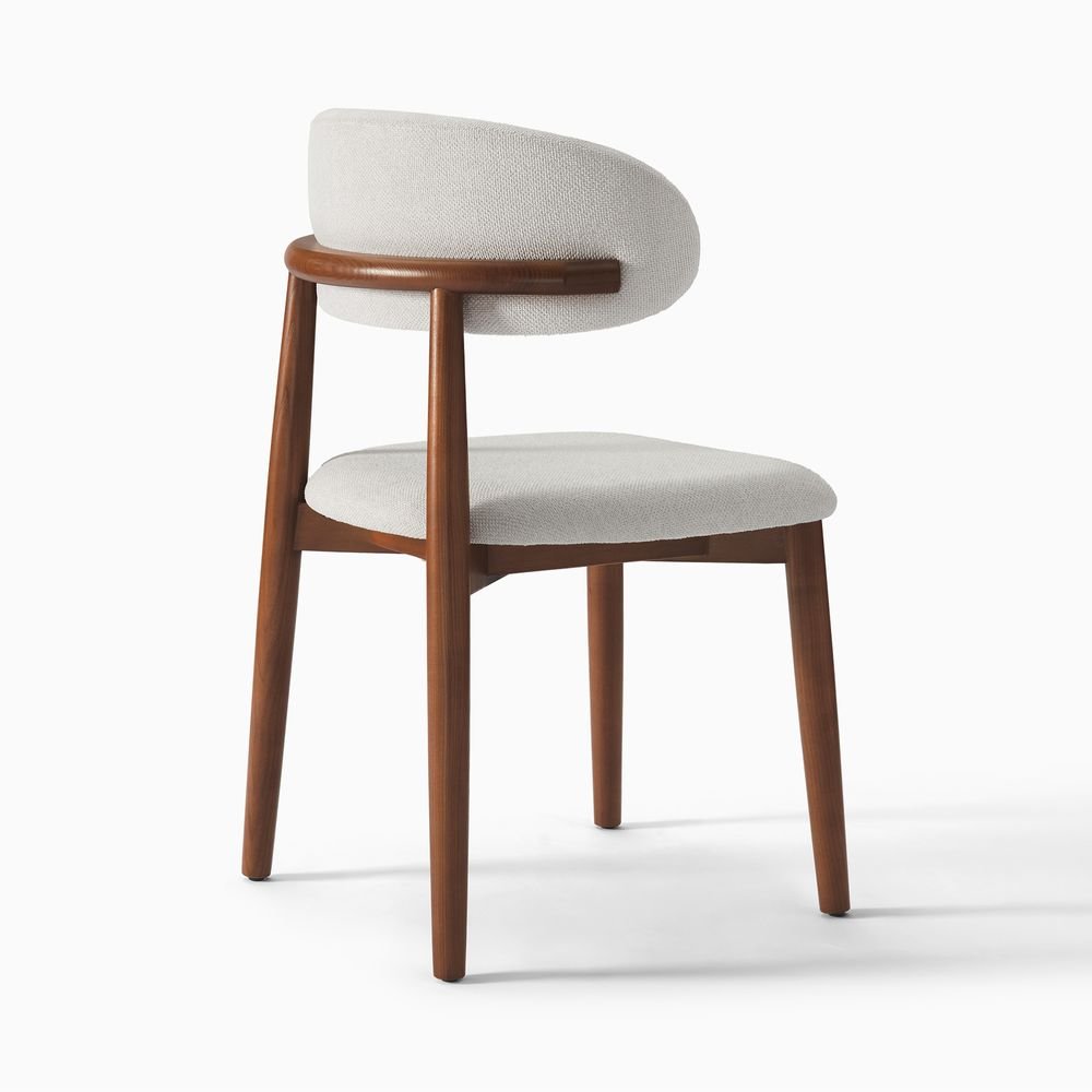 Noelle Cotton Linen Dining Chairs (Set of 2) - Exclusivia