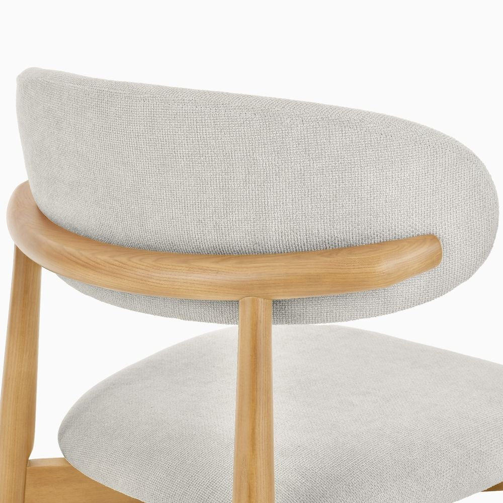 Noelle Cotton Linen Dining Chairs (Set of 2) - Exclusivia