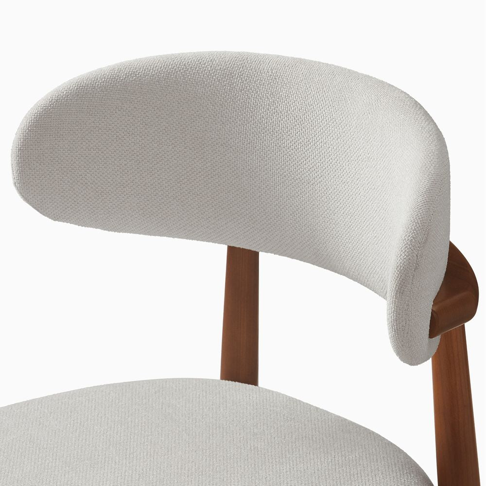 Noelle Cotton Linen Dining Chairs (Set of 2) - Exclusivia