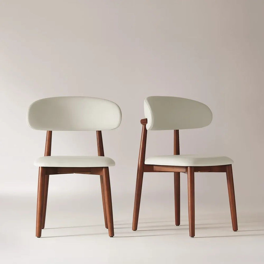 NOELLE Leather Dining Chair - Exclusivia