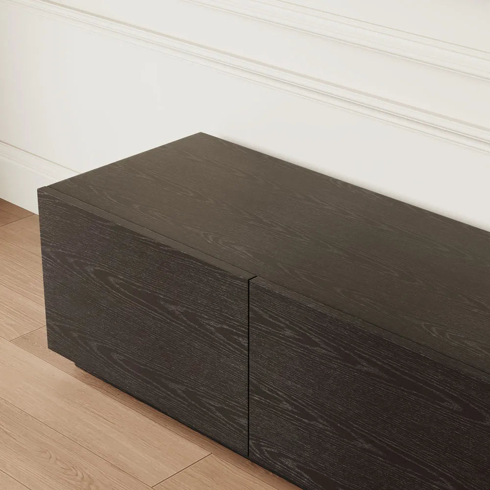 Noir 200 cm Modern Drawer TV Console - Exclusivia