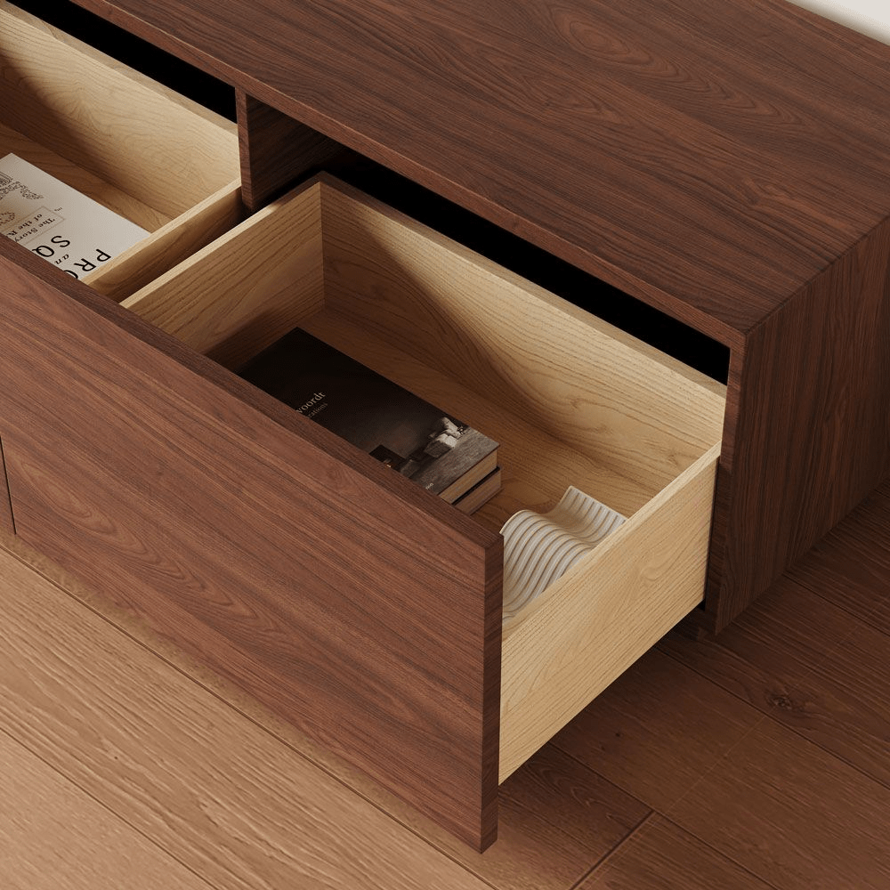 Noir Modern Drawer TV Console - Exclusivia