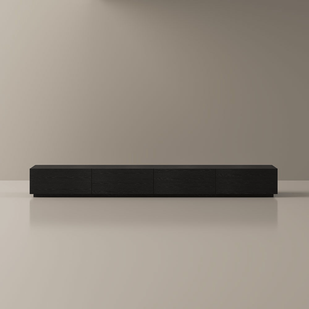 Noir Modern Drawer TV Console - Exclusivia