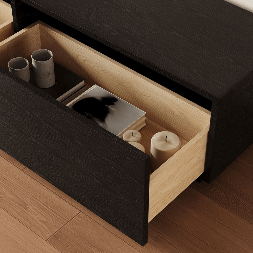 Noir Modern Drawer TV Console - Exclusivia