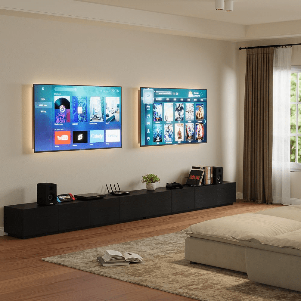 Noir Modern Drawer TV Console - Exclusivia