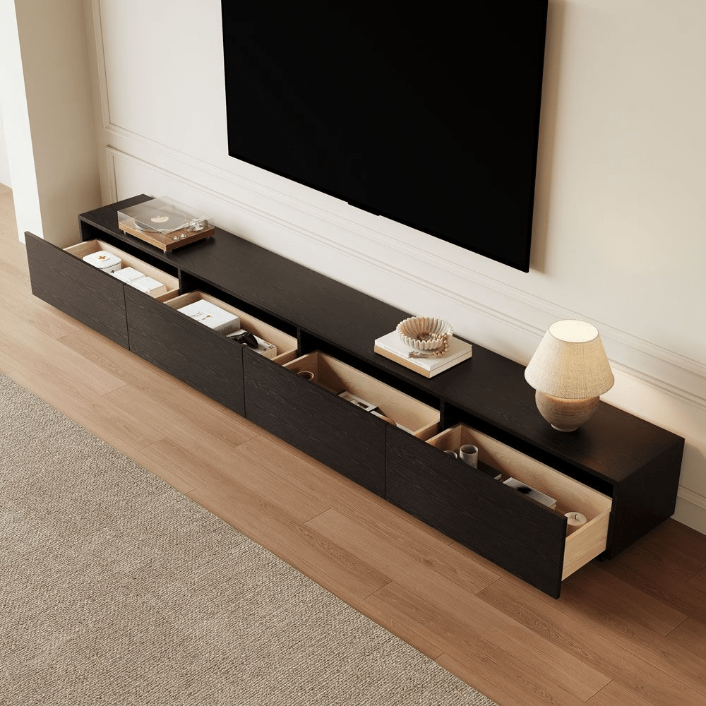 Noir Modern Drawer TV Console - Exclusivia
