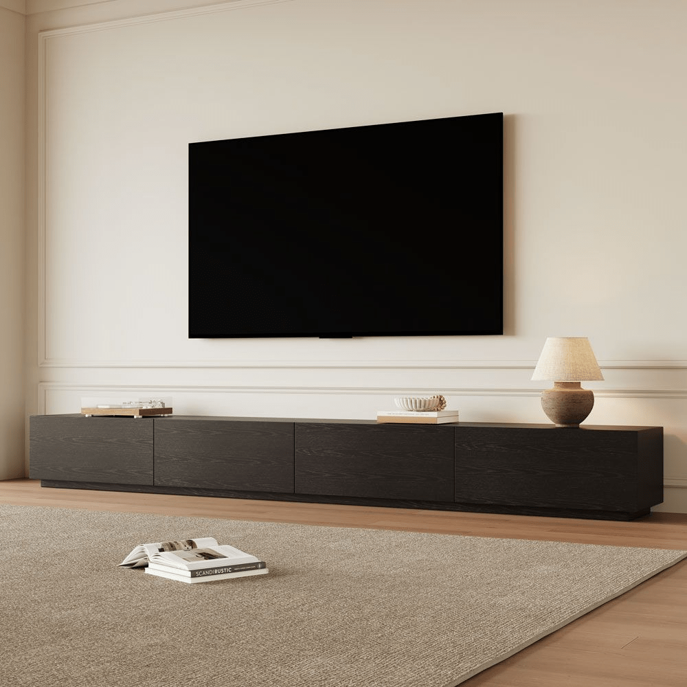 Noir Modern Drawer TV Console - Exclusivia
