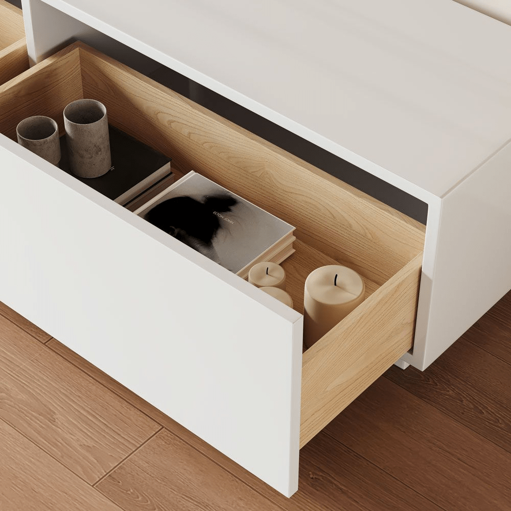 Noir Modern Drawer TV Console - Exclusivia