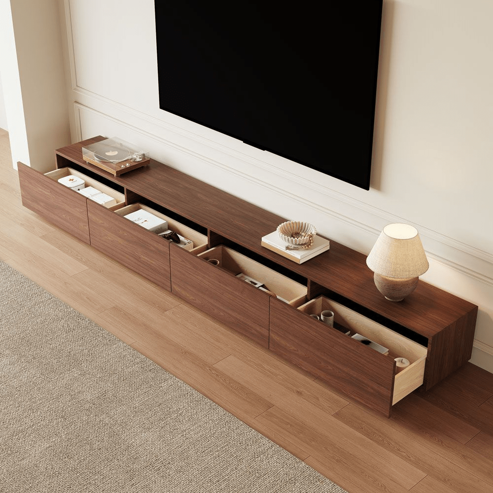 Noir Modern Drawer TV Console - Exclusivia