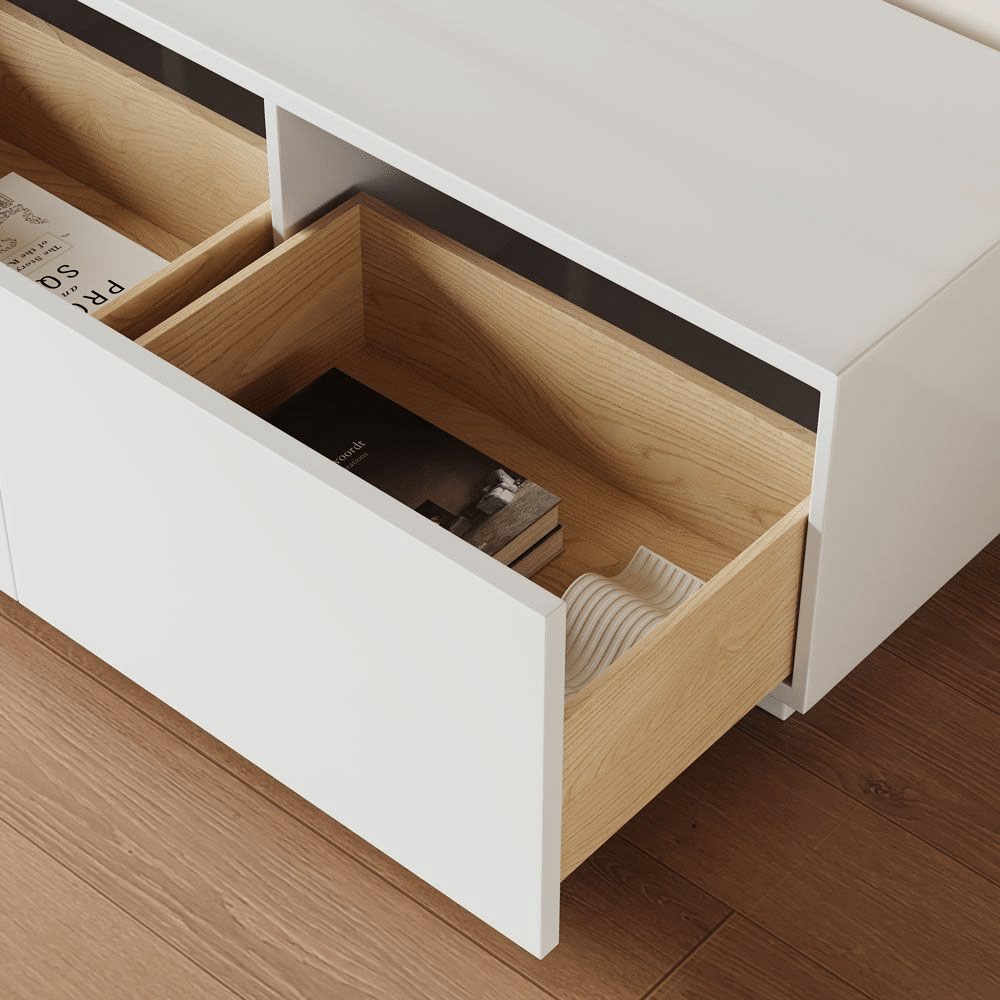Noir Modern Drawer TV Console - Exclusivia