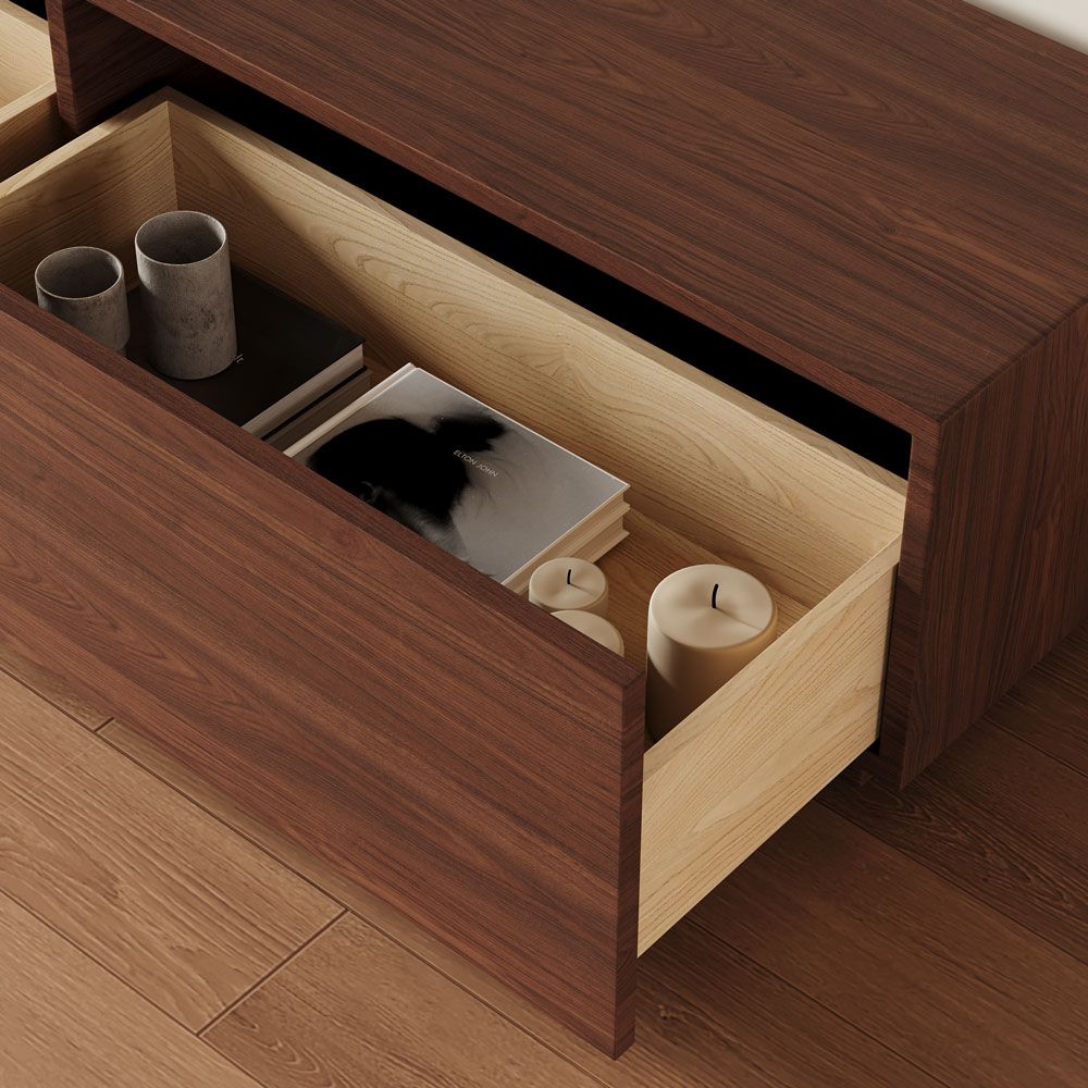 Noir Modern Drawer TV Console - Exclusivia