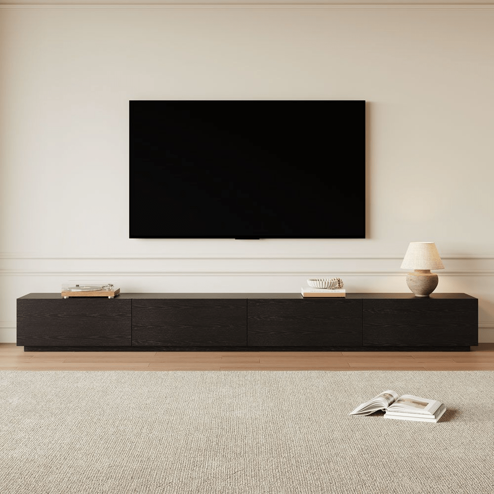 Noir Modern Drawer TV Console - Exclusivia
