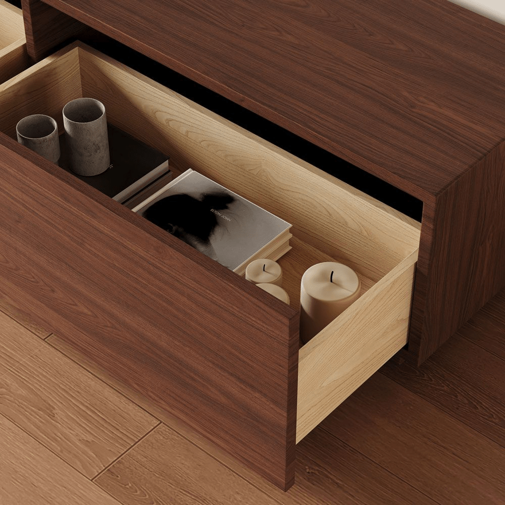 Noir Modern Drawer TV Console - Exclusivia