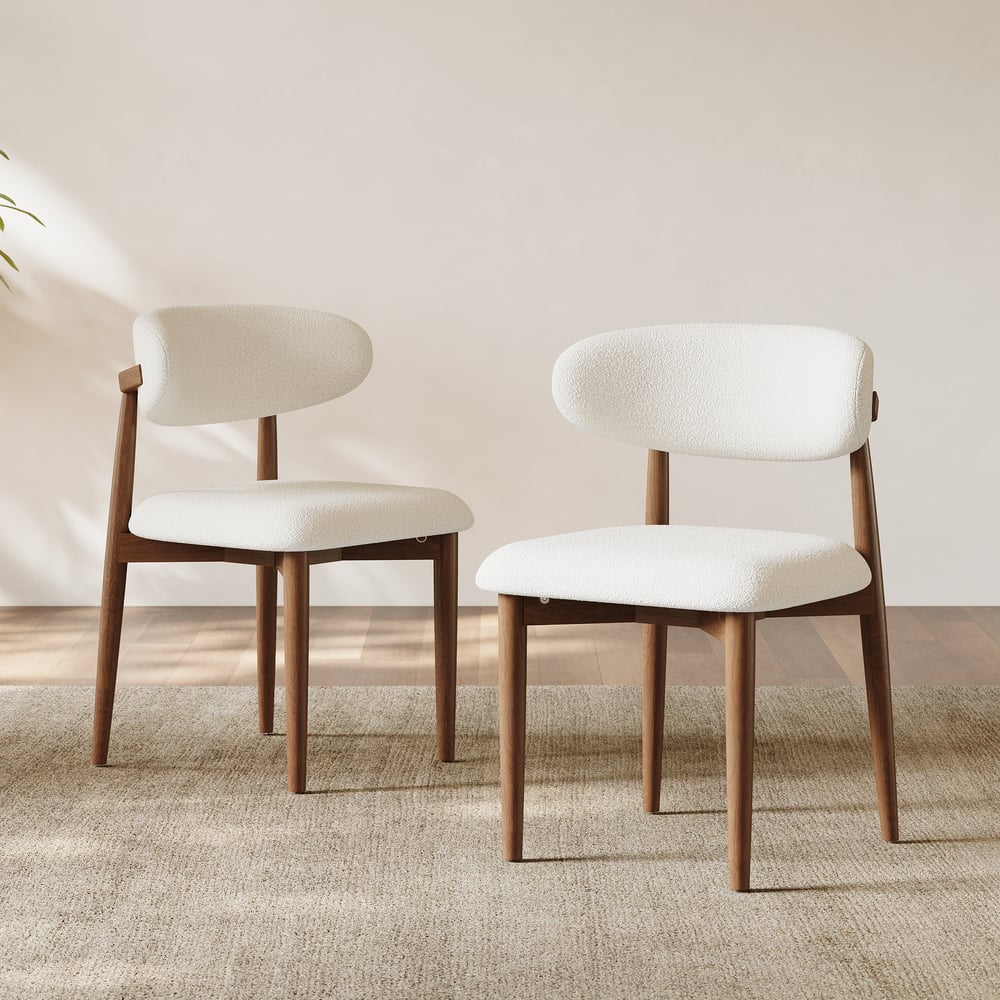 Nora Solid Wood Fluted Dining Table - Exclusivia