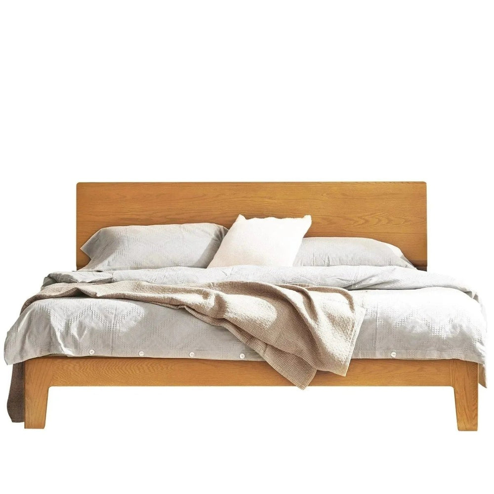 Nordal Oak Platform Bed - Exclusivia