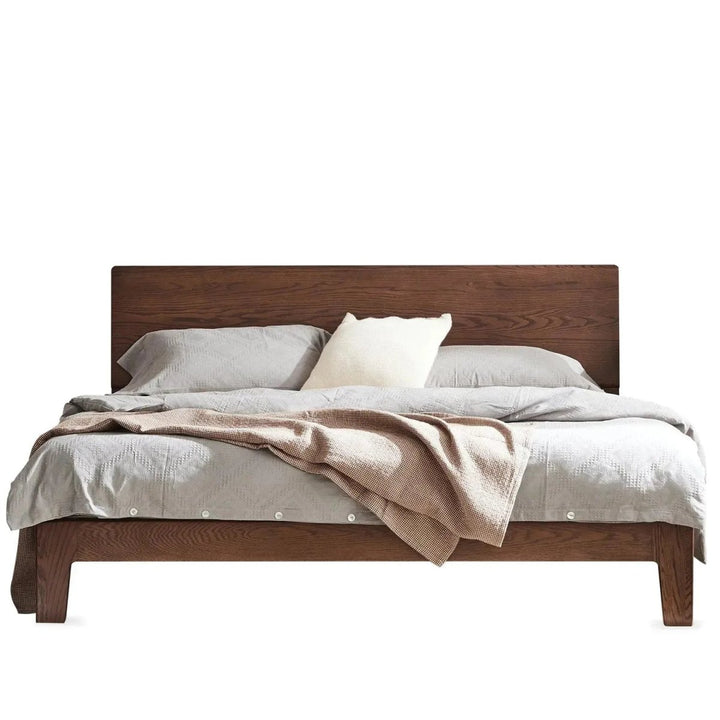 Nordal Oak Platform Bed - Exclusivia
