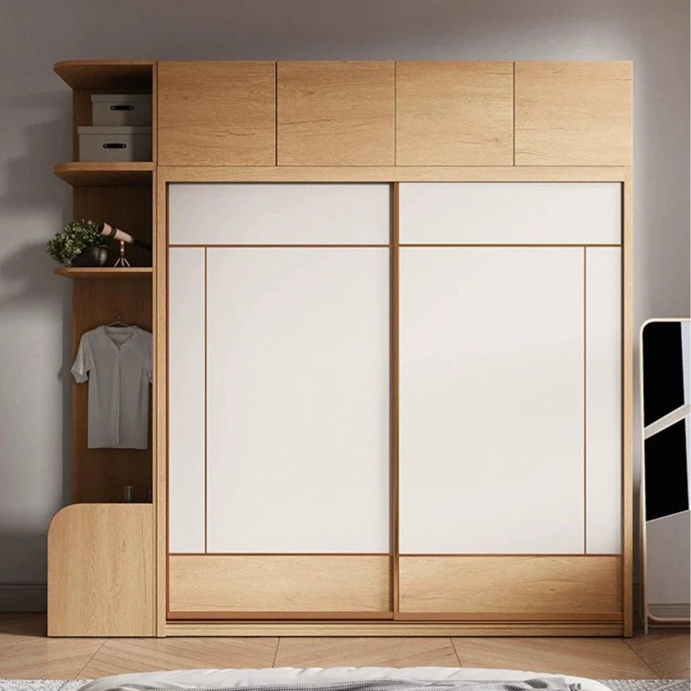 NORI Japandi Solid Wood Wardrobe - Exclusivia