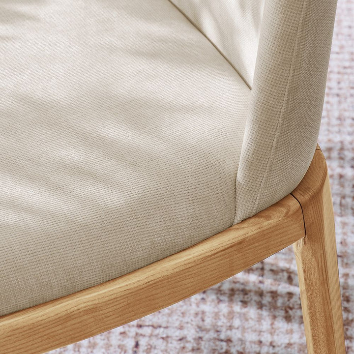 Norrin Cotton Linen Dining Chairs (Set of 2) - Exclusivia