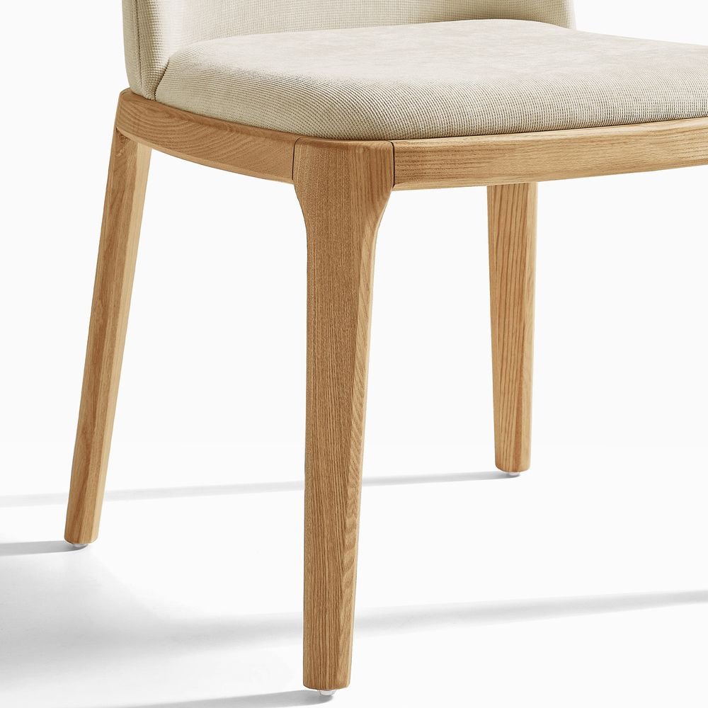 Norrin Cotton Linen Dining Chairs (Set of 2) - Exclusivia