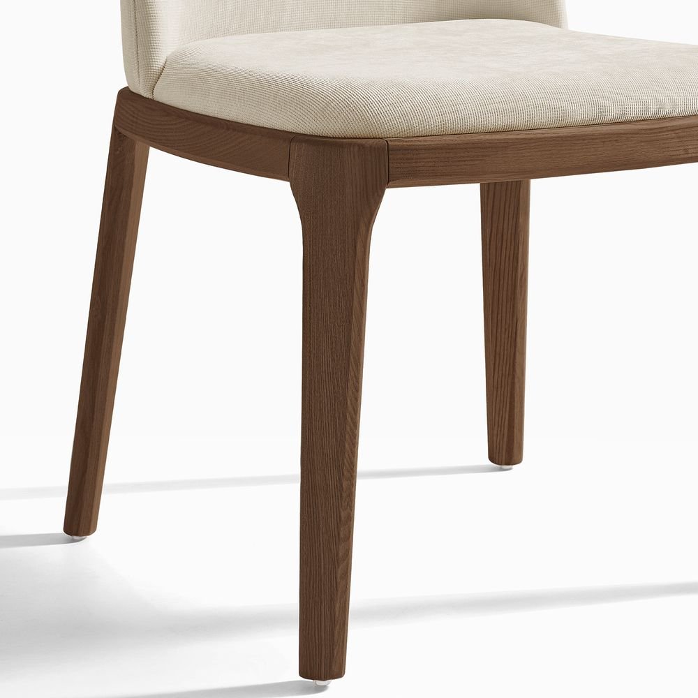 Norrin Cotton Linen Dining Chairs (Set of 2) - Exclusivia