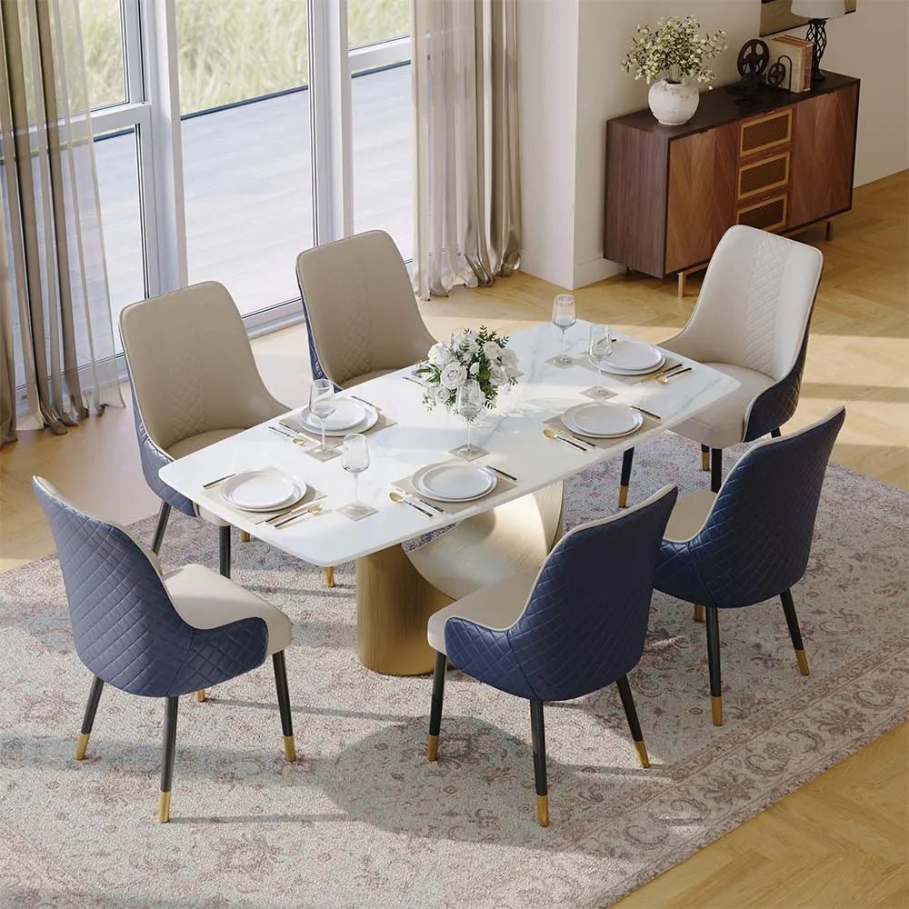 Norrin – Set of 2 Modern Upholstered Dining Chairs - Exclusivia