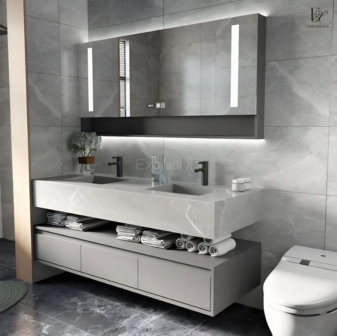 NOVA Toilet Vanity Cabinet Mirror - Exclusivia