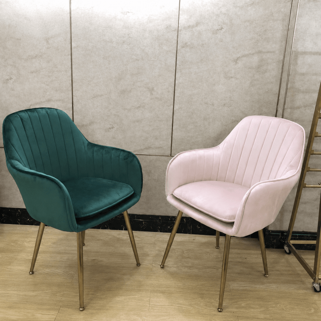 NOVA Velvet Upholstered Dining Chair - Exclusivia