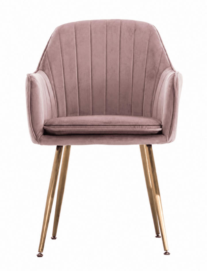NOVA Velvet Upholstered Dining Chair - Exclusivia