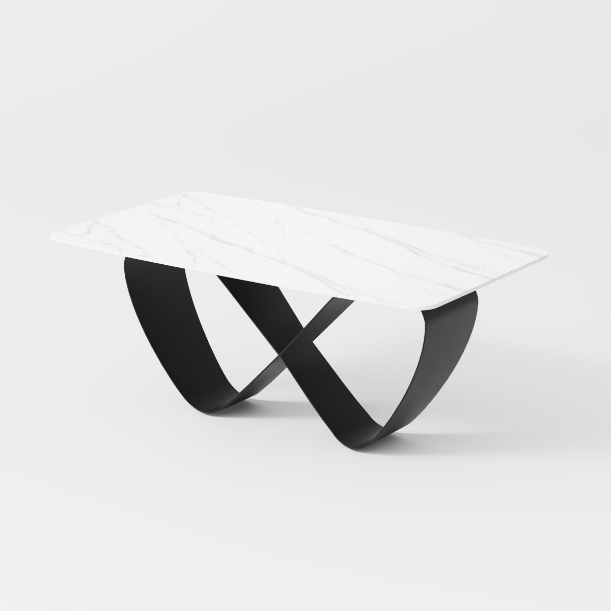 NovaLux Rectangular Sintered Stone Dining Table - Exclusivia