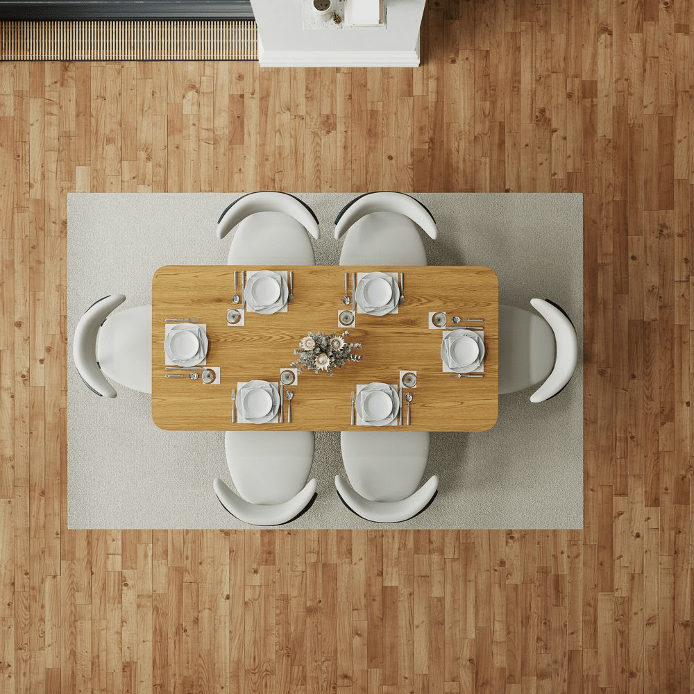 NovaLux Rectangular Sintered Stone Dining Table - Exclusivia