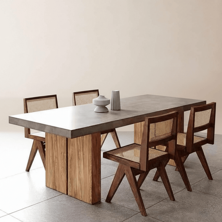 NOVARIA Dining Table Industrial Concrete - Exclusivia
