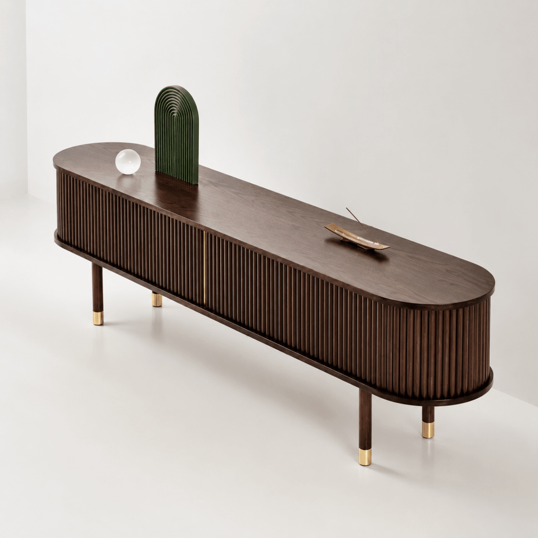 Nuvane Modern Solid Wood TV Console - Exclusivia
