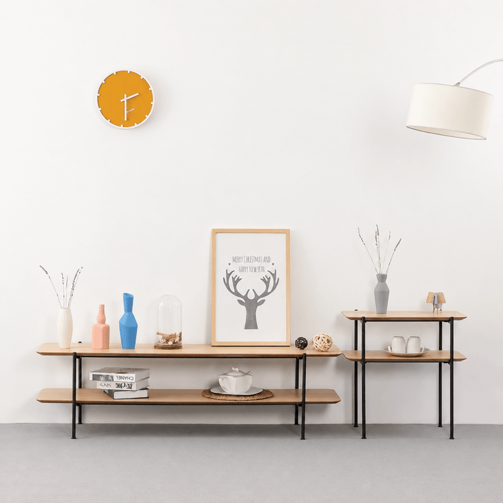 Nuve Industrial Wood TV Console - Exclusivia