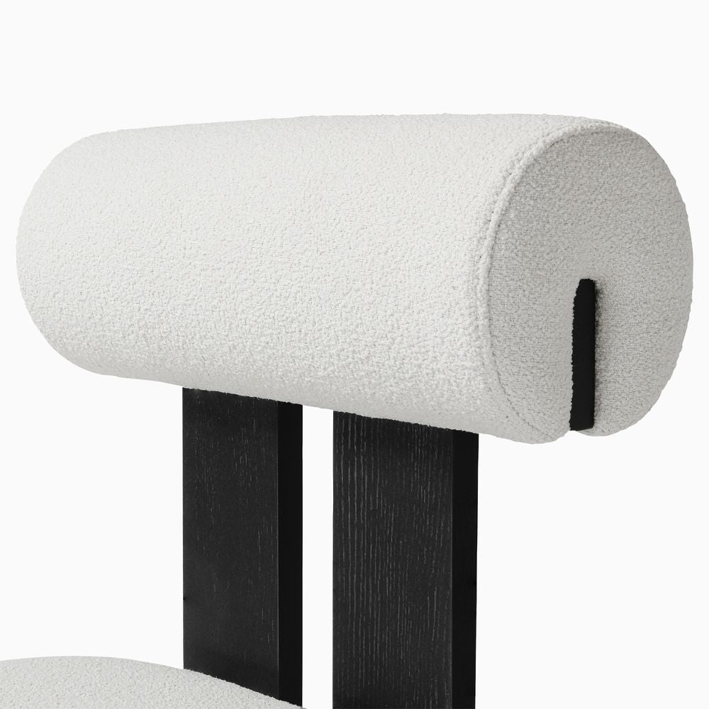 Nuvra Bouclé Dining Chairs (Set of 2) - Exclusivia