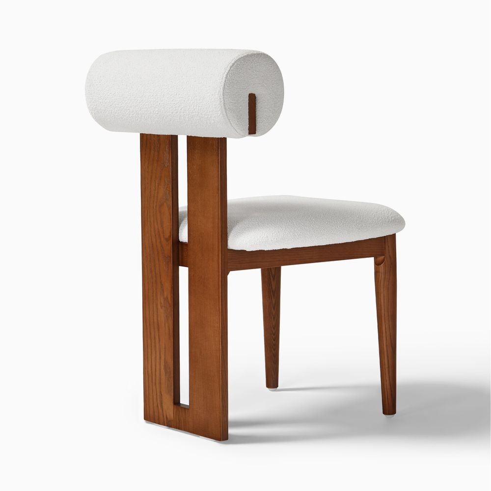 Nuvra Bouclé Dining Chairs (Set of 2) - Exclusivia