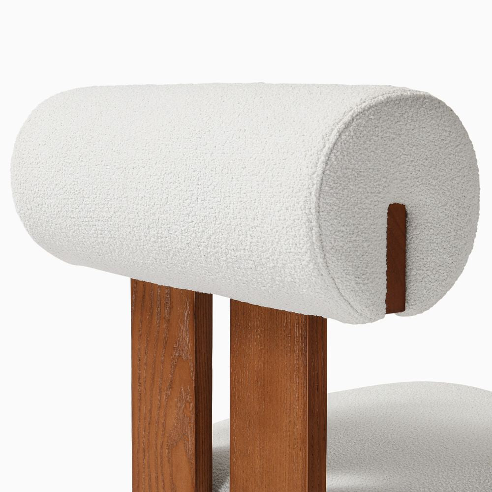 Nuvra Bouclé Dining Chairs (Set of 2) - Exclusivia